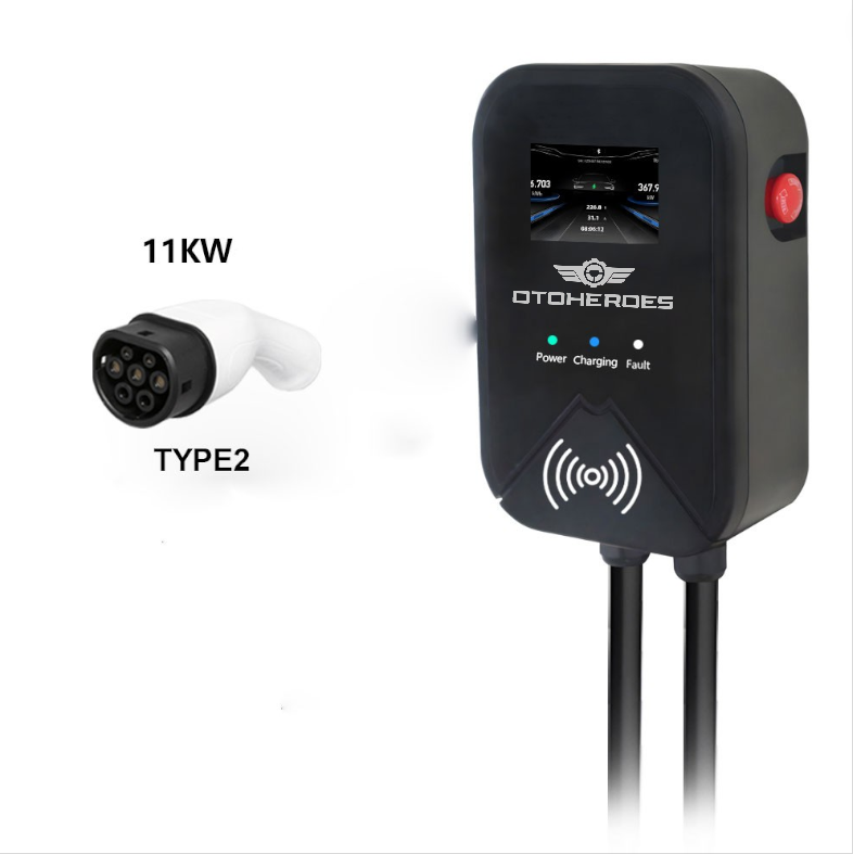 OTOHEROES Charger Mobil Listrik EV Swipe Card Type2 Female AC Charging 16A 11kW 3 Phase - PG01 Gambar produk OTOHEROES Charger Mobil Listrik EV Swipe Card Type2 Female AC Charging 16A 11kW 3 Phase - PG01 - 2