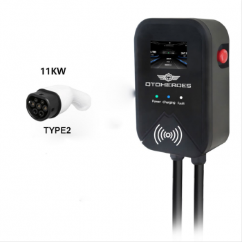 Gambar produk OTOHEROES Charger Mobil Listrik EV Swipe Card Type2 Female AC Charging 16A 11kW 3 Phase - PG01 - 2