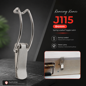 Taffware Kancing Kunci Kait Grendel Spring Loaded Toggle Latch Hasp - KAK-J