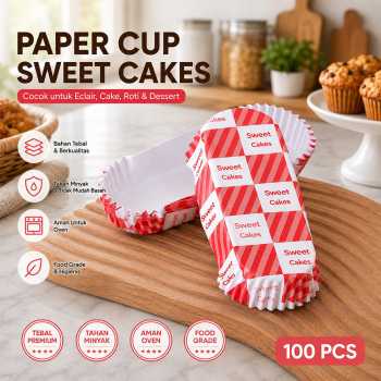Myo Kertas Kue Muffin Cupcake Paper Cup Baking Food Grade 100 PCS - OXT-50