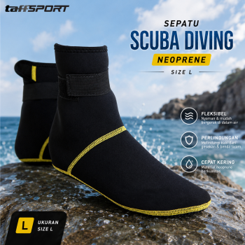 TaffSPORT Sepatu Scuba Diving Neoprene Shoes Water Resistant - DS-102
