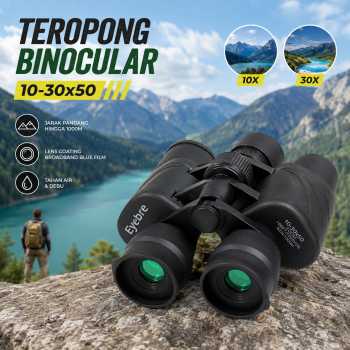 Eyebre Teropong Binocular Telescope Outdoor Porro Prism 10-30x50 - 2106