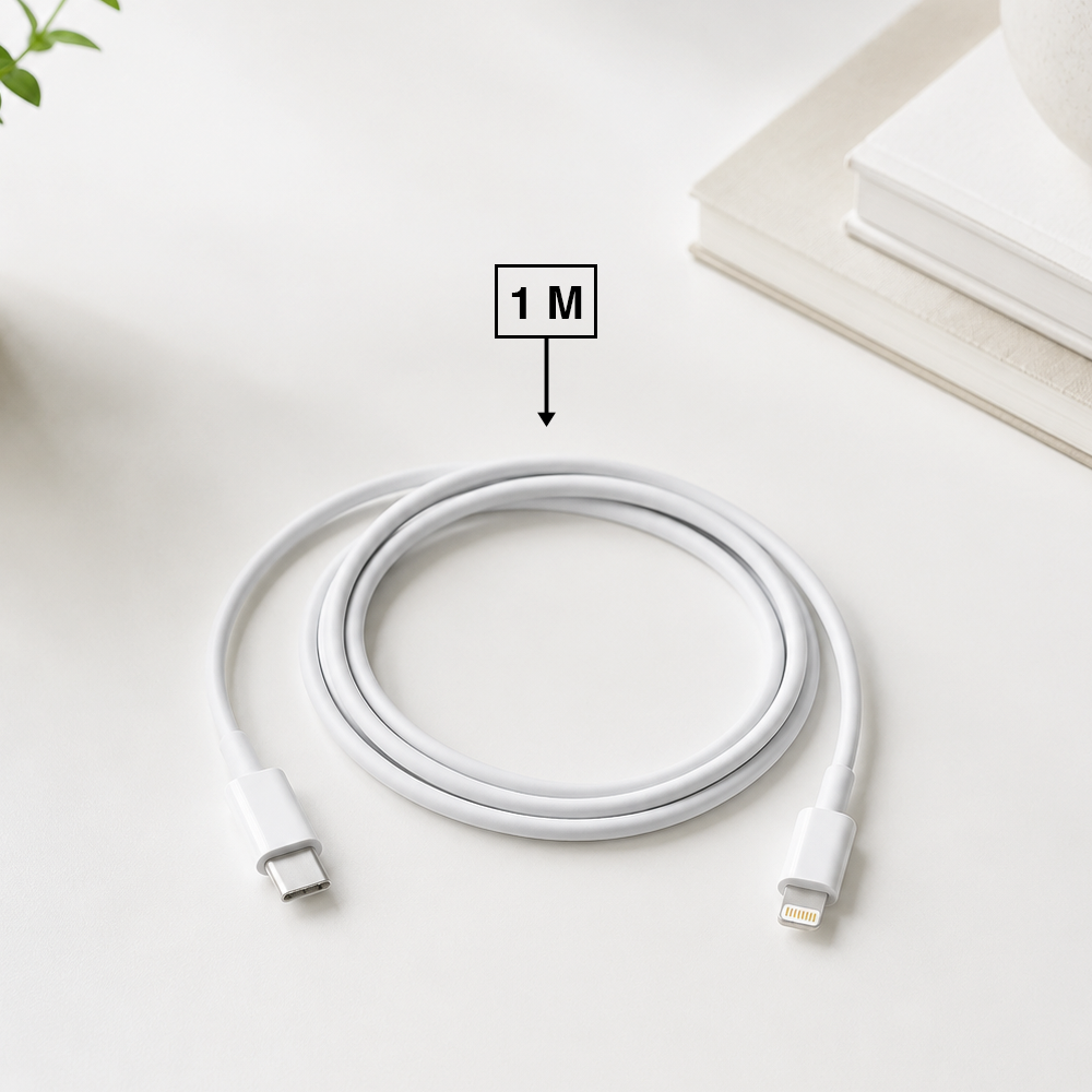 Gambar produk Kabel Charger Lightning to USB Type C Fast Charging 2.22A 1M - V12 - 7