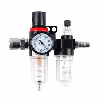 Gambar produk Ge Air Filter Regulator Pneumatic Kompresor G1/4 Konektor SM PM20 - AFC-2000 - Kemasan