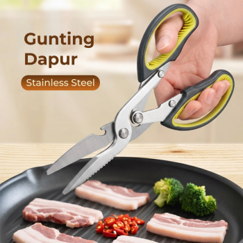 ANGITS Gunting Daging Dapur Multifungsi Kitchen Meat Scissors - MY001
