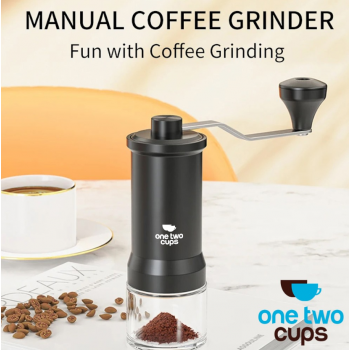 One Two Cups Alat Penggiling Kopi Manual Coffee Grinder Adjustable - KMDJ-D