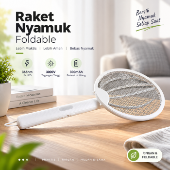 SOUBEI Raket Nyamuk Foldable Electric Mosquito Swatter 365nm 300mAh - WP-08