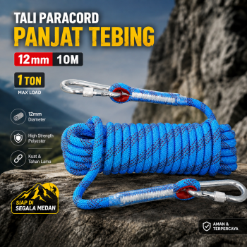 TaffSPORT Tali Panjat Tebing Climbing Rope Outdoor Darurat - HW13