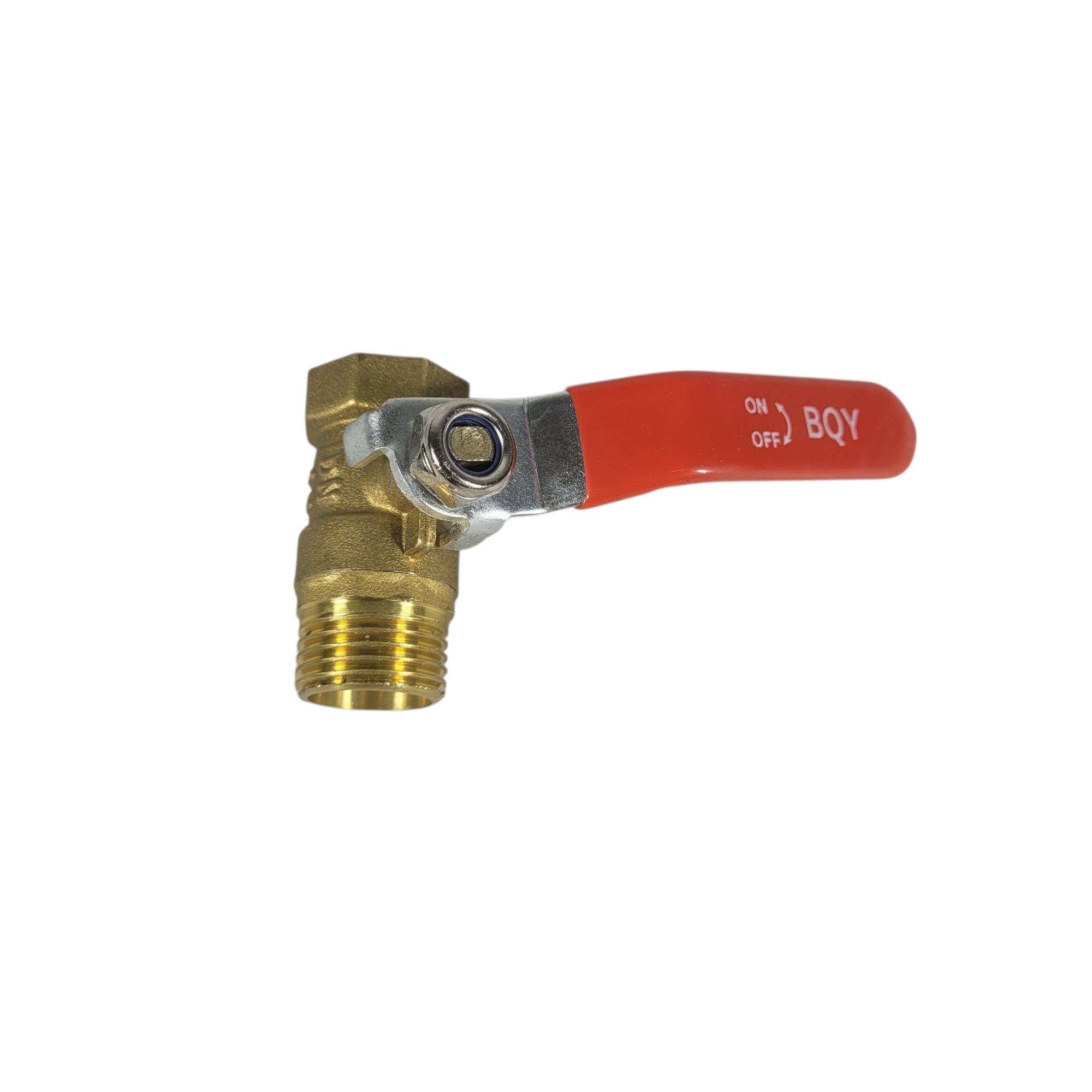 MXLA Stop Keran Mini Ball Valve 216 Copper Gas Water Long Nose Handle Female to Male 1/2" - DN15/DN20 Gambar produk MXLA Stop Keran Mini Ball Valve 216 Copper Gas Water Long Nose Handle Female to Male 1/2" - DN15/DN20 - 3