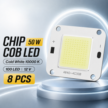 Ovicart Chip LED Lampu COB Floodlight Spotlight 12V 50W 8 PCS - COB4640-DC12-50