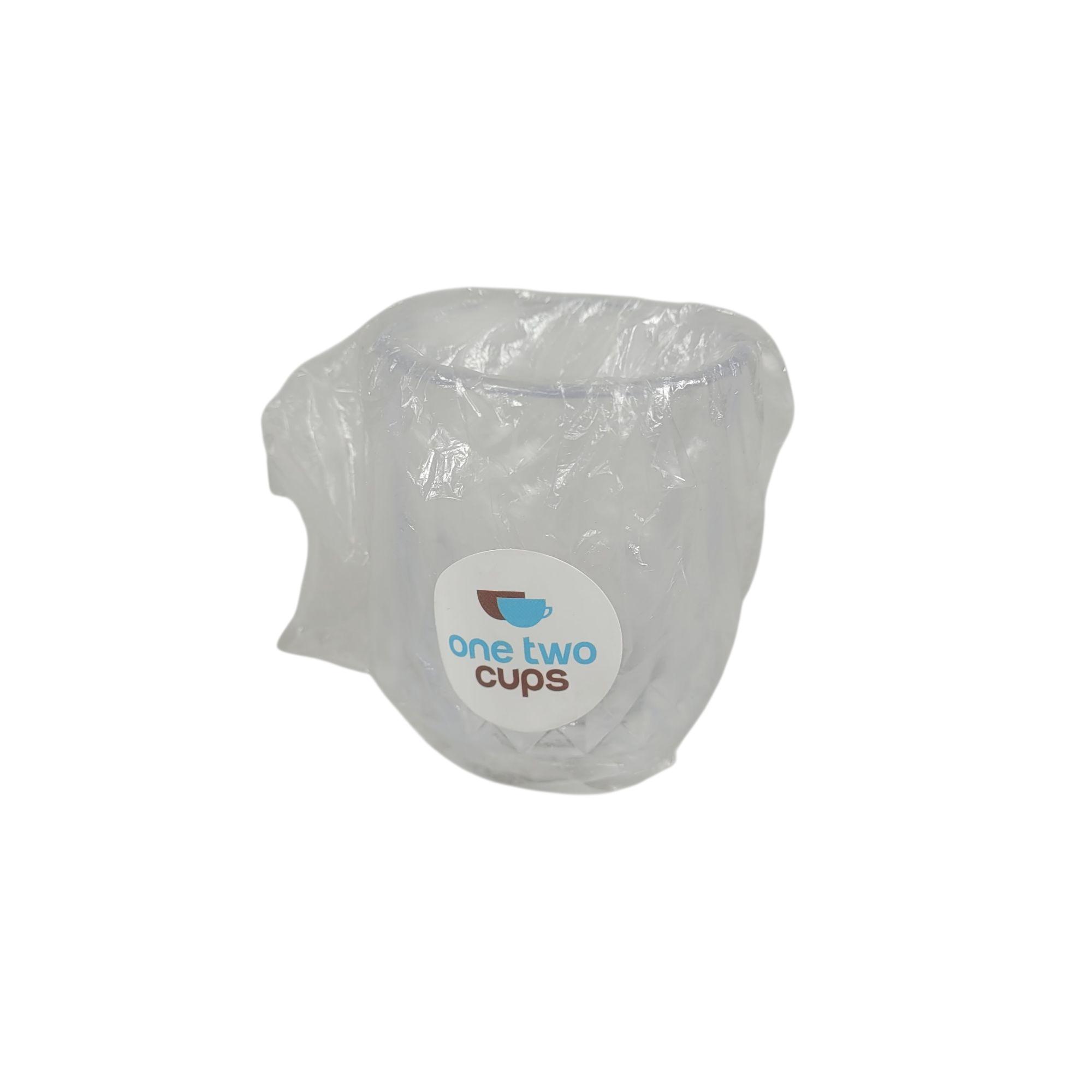 Gambar produk One Two Cups Gelas Whisky Cocktail Old Fashion Rock Plastic LED 110ml - SH527 - Kemasan