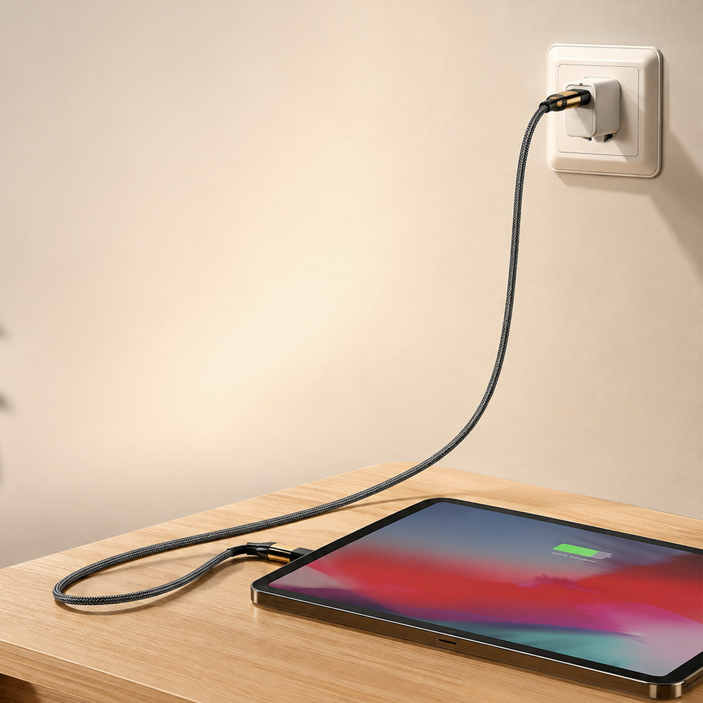 Gambar produk ILANO Kabel Data USB Type C Multifungsi Fast Charging 3A 60W 1.2M - ILC3 - 5