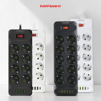 Gambar produk Taffware Stop Kontak Kabel 4 USB A 2 USB Type C 1.8M 10A 250V 2500W 8 Lubang - QL-1077U / QL-1078U - 7