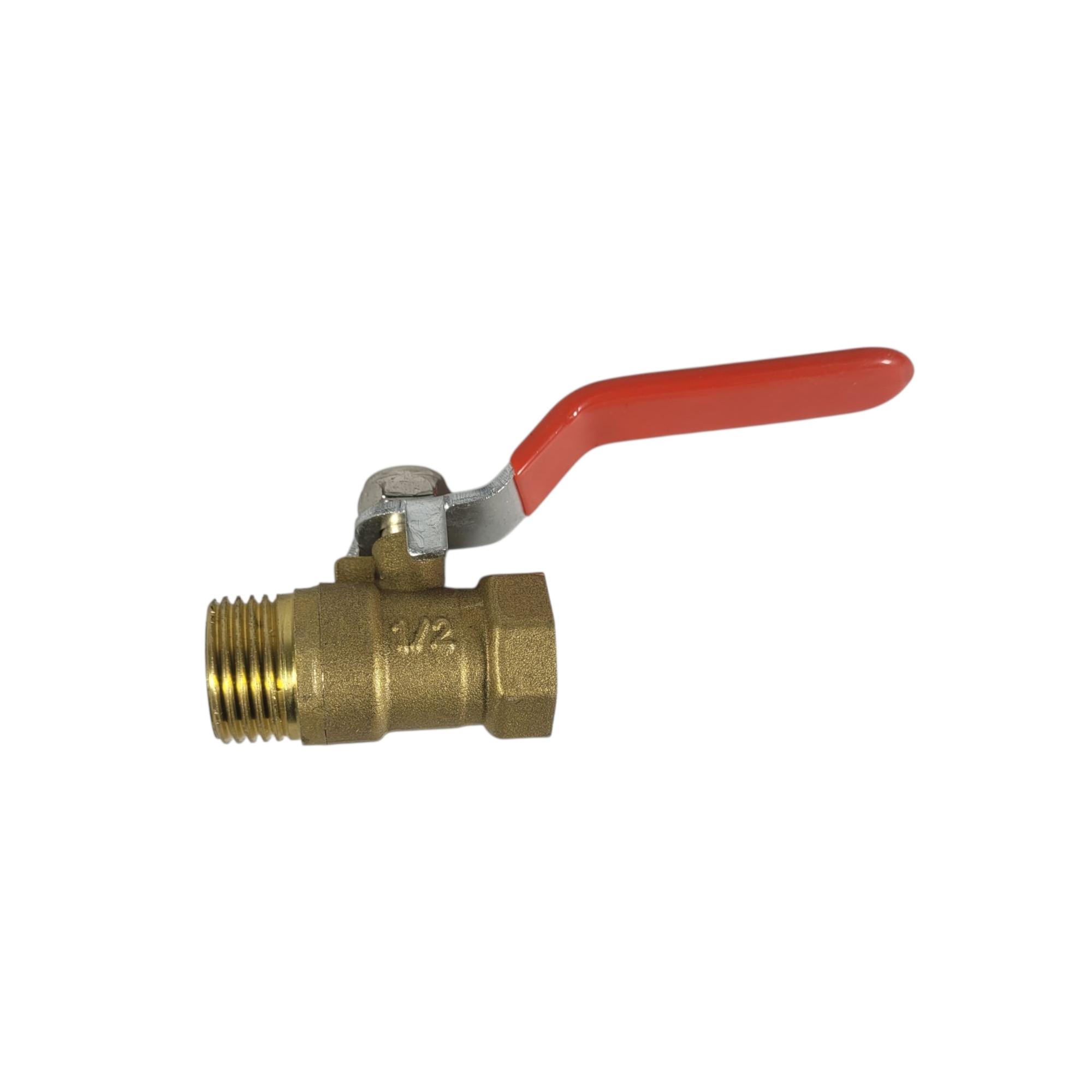 MXLA Stop Keran Mini Ball Valve 216 Copper Gas Water Long Nose Handle Female to Male 1/2" - DN15/DN20 Gambar produk MXLA Stop Keran Mini Ball Valve 216 Copper Gas Water Long Nose Handle Female to Male 1/2" - DN15/DN20 - 1