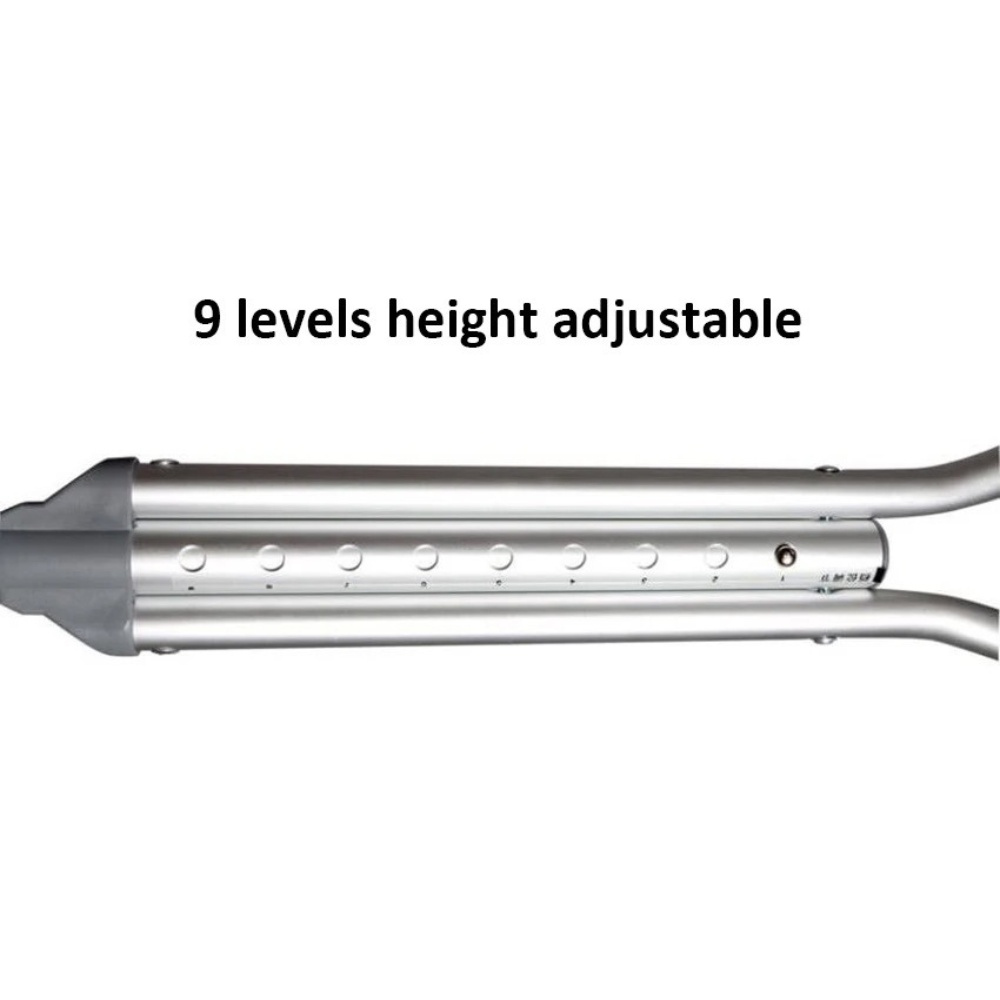 Gambar produk Moveta Tongkat Ketiak Kruk Alat Bantu Jalan Adjustable 9 Level 1 Pair - FST8150 - 1