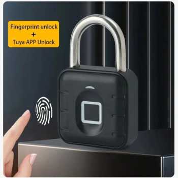 Gambar produk RAYKUBE Gembok Fingerprint Sidik Jari Tuya App Smart Padlock IP67 - KR-30