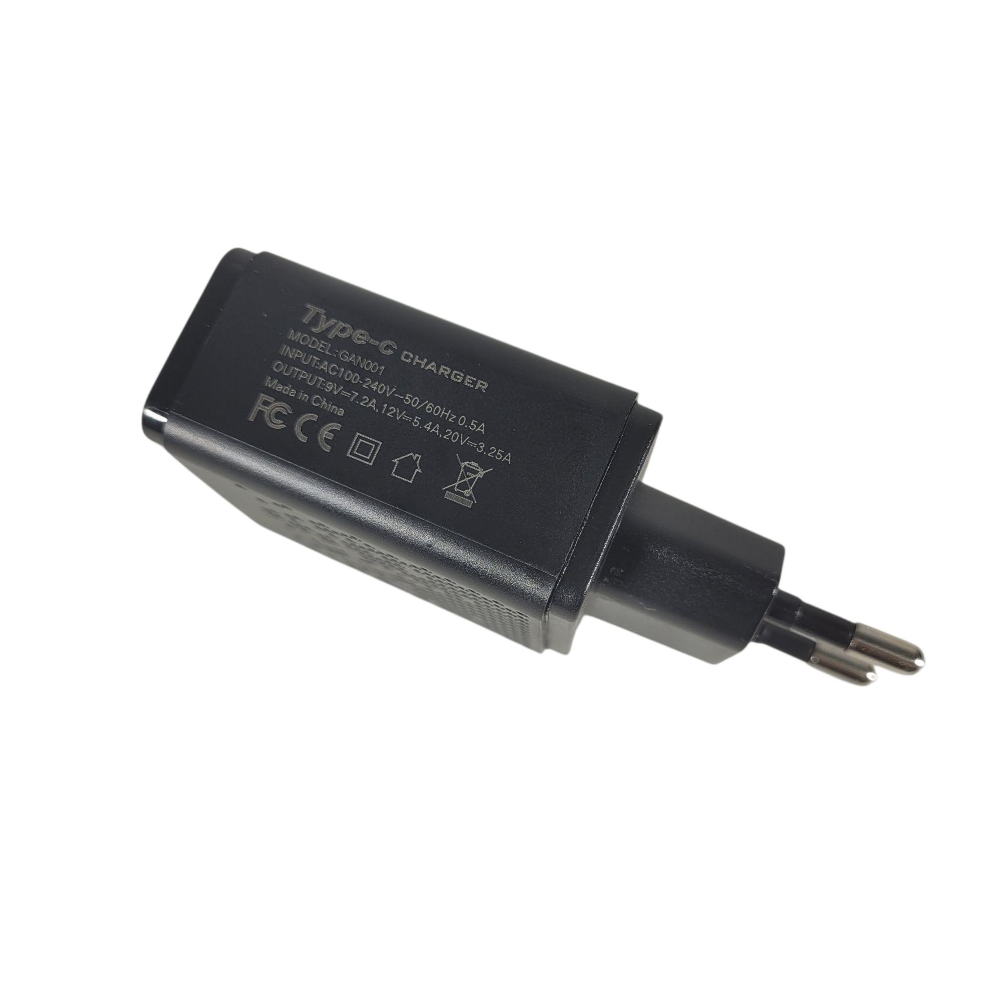 Gambar produk Aubess Kepala Charger Fast Charging Dual Port USB A Type C 65W - GAN001 - 7