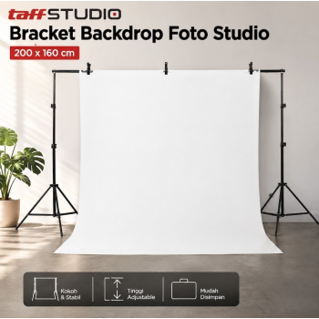 TaffSTUDIO Bracket Stand Backdrop Foto Studio 200x160cm - DD-110