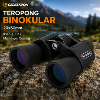 CELESTRON UpClose G2 Teropong Binokular Telescope Outdoor IPX7 20x50mm - 71258