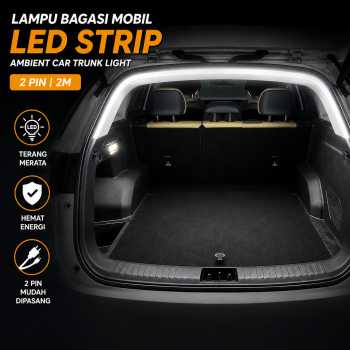 JAECOO Lampu Bagasi Mobil LED Strip Ambient Car Trunk Light 2 Pin 2M - J200
