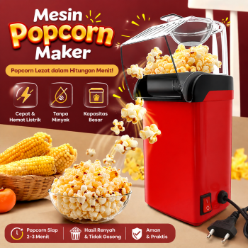 DMWD Mesin Electric Popcorn Maker Hot Air Corn Machine 60g - 9001