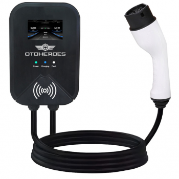 Gambar produk OTOHEROES Charger Mobil Listrik EV Swipe Card Type2 Female AC Charging 16A 11kW 3 Phase - PG01 - 4