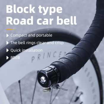 BKPTX Bel Sepeda Bike Horn Curved Handlebar Plug Bell 80dB - CL-13