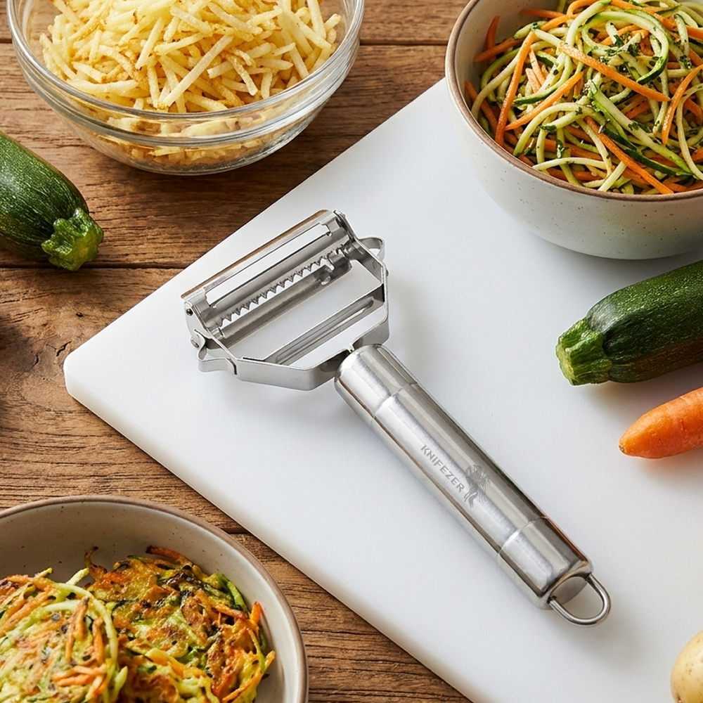 Gambar produk KNIFEZER Pisau Pengupas Buah Sayur Peeler Multifunction - YYC770 - 7