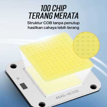 Ovicart Chip LED Lampu COB Floodlight Spotlight 12V 50W 8 PCS - COB4640-DC12-50