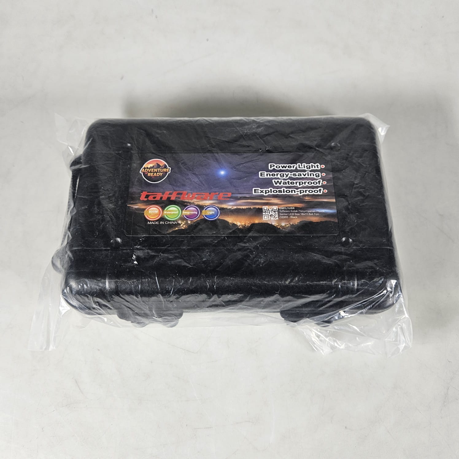 Gambar produk Taffware Kotak Penyimpanan Plastik Senter LED Box 18x11.5x4.7cm - FN10 - Kemasan