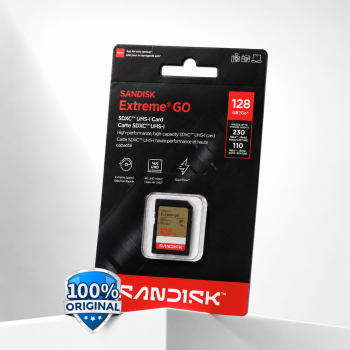 SanDisk Extreme GO SDXC/HC UHS-I Card U3 V30 4K UHD 230MB/s - SDSDXGN