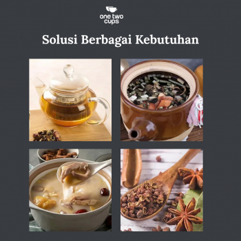 Gambar produk One Two Cups Kantong Teh Celup Kain Saringan Tea Bag Disposable 100PCS 5.5x7cm - M100 - 4