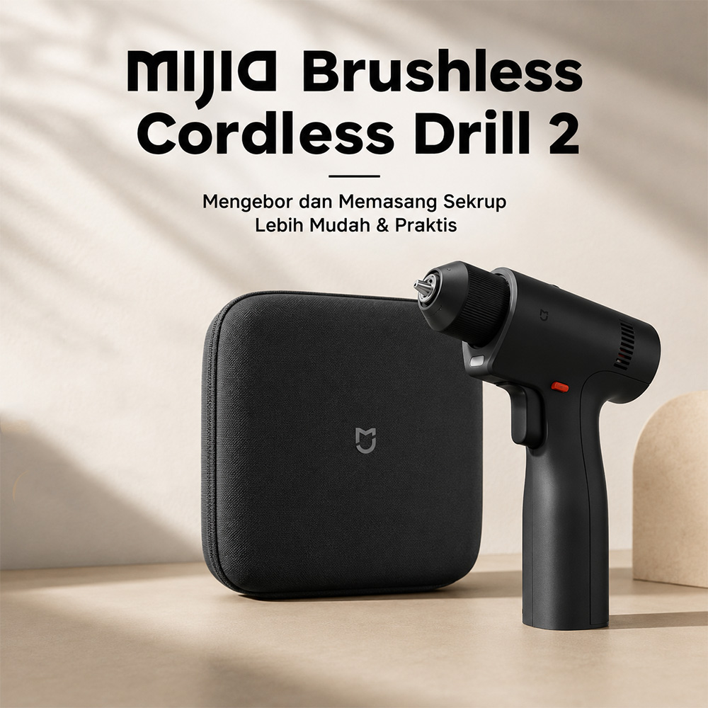 Gambar produk Mijia Bor Listrik Brushless Cordless 2 50 Nm 1700 RPM 14.4V 1900mAh - MJWSDZ002QW - Utama