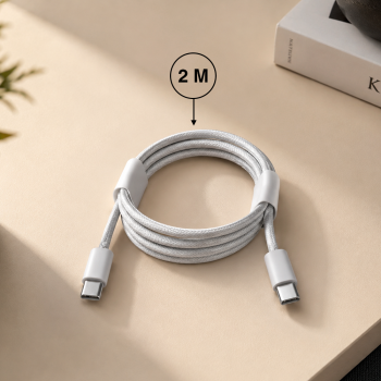 Gambar produk TECVAS Kabel Charger USB Type C to Type C Fast Charging 2M 240W - AO51 - 6