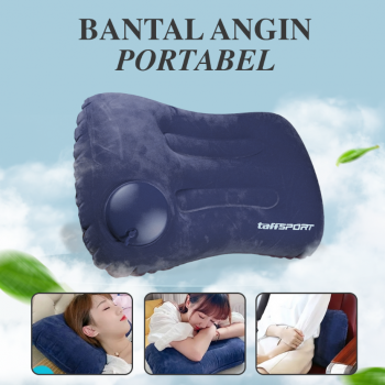 TaffSPORT Bantal Angin Portable Travel Inflatable Aeros Pillow - F8057