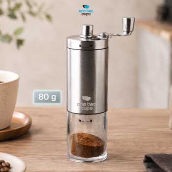 One Two Cups Alat Penggiling Kopi Manual Coffee Grinder Adjustable - 5014