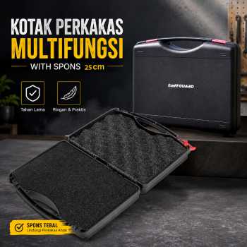 TaffGUARD Kotak Perkakas Multifungsi Storage Tool Box with Spons - TH10