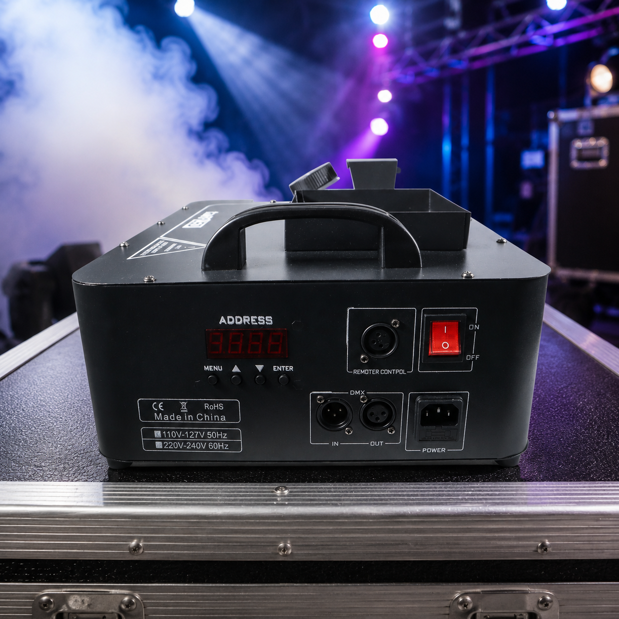 Gambar produk TaffLED Sistem Fogger Panggung Stage DMX512 1500W with RGB 24 LED - DF-FIY - 3