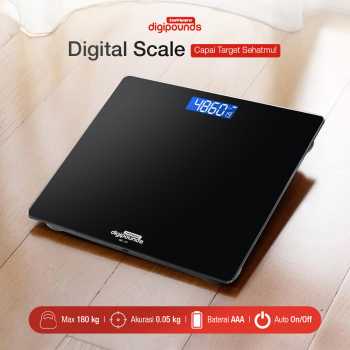 Gambar produk Taffware Digipounds Timbangan Badan Digital Scale Battery 0.05kg 180kg - SC-12