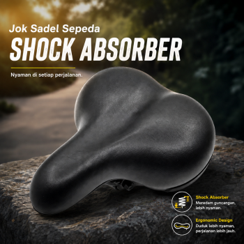 TaffSPORT Jok Sadel Sepeda Bike Saddle Shock Absorber Waterproof - ZF44