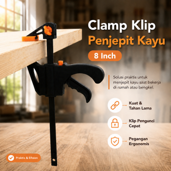 Taffware Squeeze Ratcheting Clamp Klip Penjepit Kayu - T2106