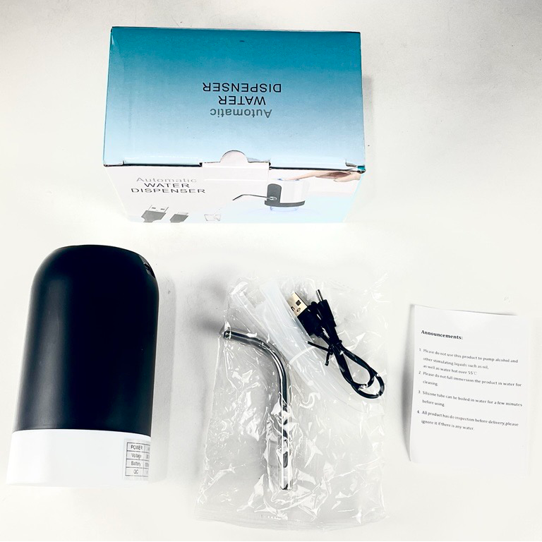 Gambar produk Alloet Pompa Elektrik Air Minum Galon Smart Pumping Rechargeable - K-1 - 5