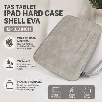 FEAC Tas Tablet iPad Hard Case Shell EVA 12-13.3 Inch - BM135
