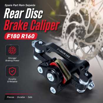 TaffSPORT Spare Part Rem Sepeda Rear Disc Brake Caliper F180 R160 - BB8