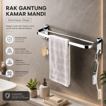 XUANXIN Rak Gantungan Handuk Kamar Mandi Towel Holder - TK004