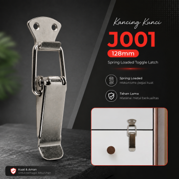 Taffware Kancing Kunci Kait Grendel Spring Loaded Toggle Latch Hasp - KAK-J