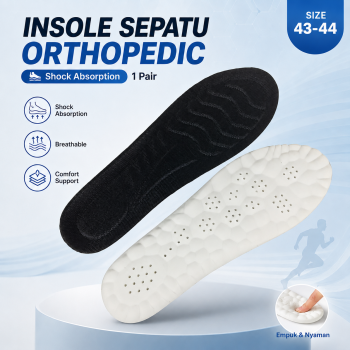 CHUJIE Insole Sepatu Orthopedic Shock Absorption Breathable Latex - XD28