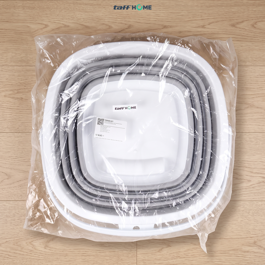 Gambar produk TaffHOME Ember Lipat Water Bucket Foldable Collapsible 10L - ST362 - Kemasan