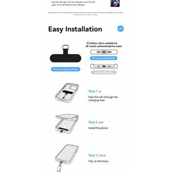 Gambar produk ESSAGER Kabel Charger USB Type C Lanyard Fast Charging 3A 60W 30cm - ES-X84 - 7