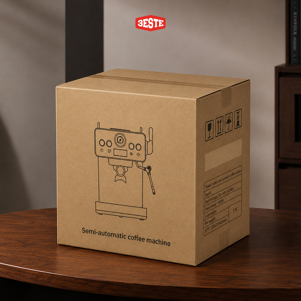 Gambar produk Trieste Mesin Kopi Espresso Coffee Maker Frothing 20 Bar 1.2L 1150 W - CM-601G - Kemasan
